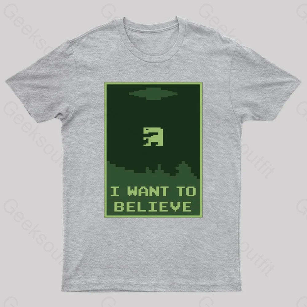 Buried Believer Nerd T-Shirt Grey / S