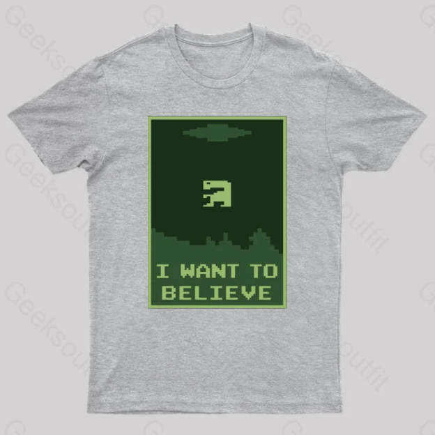 Buried Believer Nerd T-Shirt Grey / S