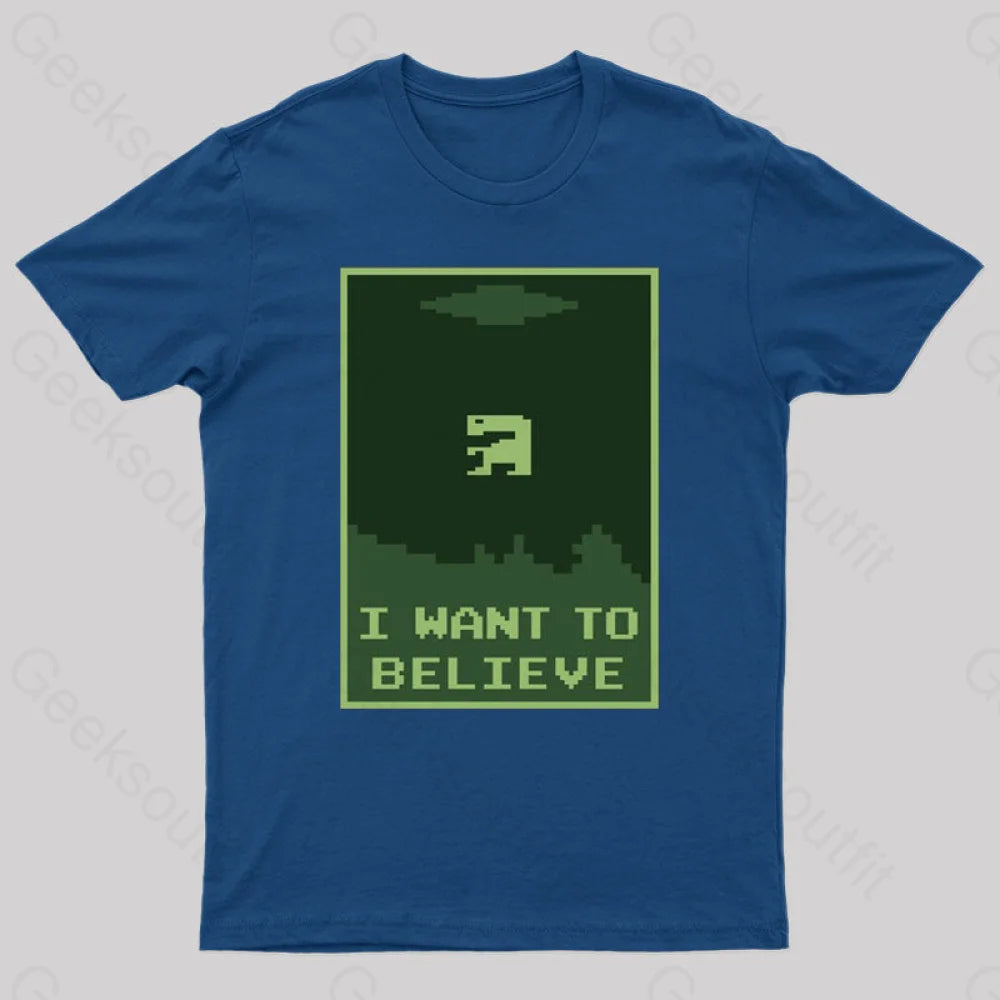 Buried Believer Nerd T-Shirt Navy / S