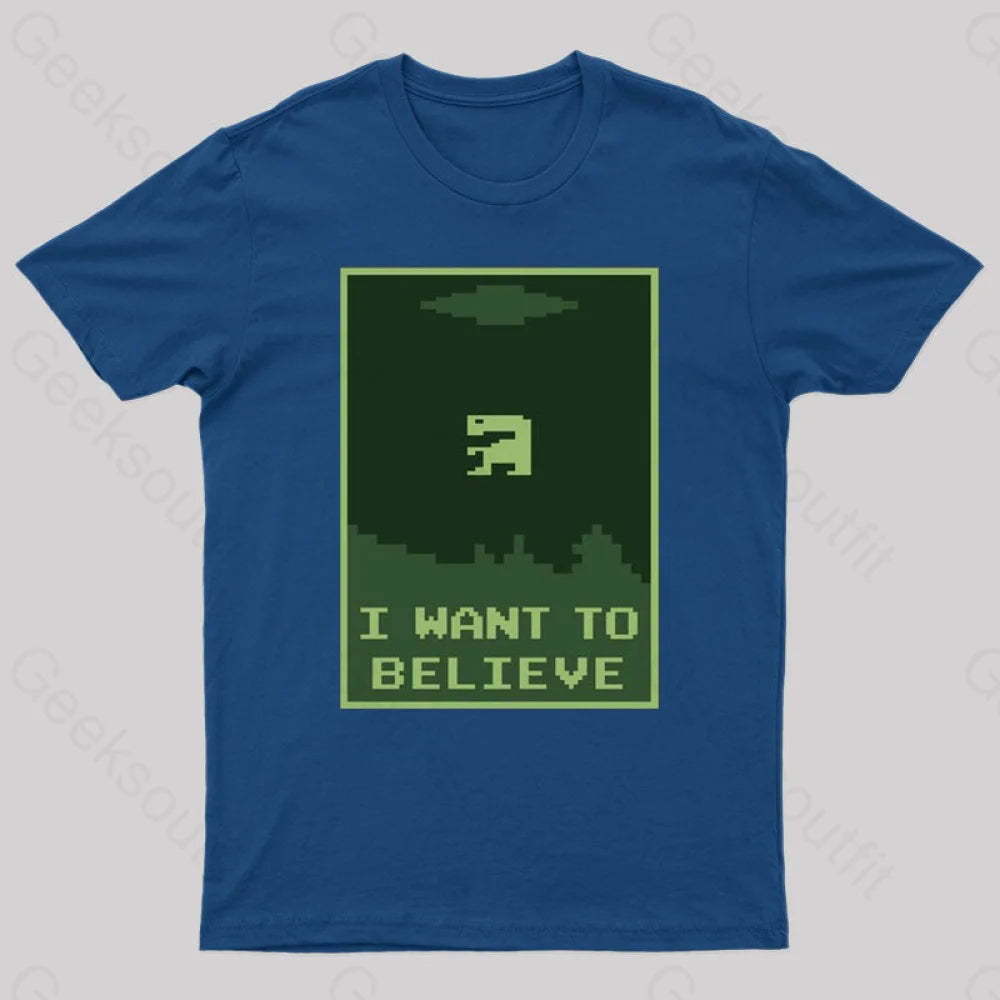 Buried Believer Nerd T-Shirt Navy / S