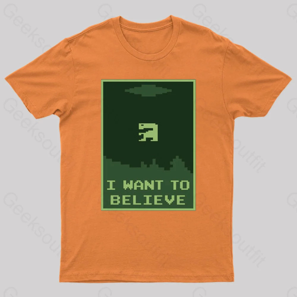 Buried Believer Nerd T-Shirt Orange / S