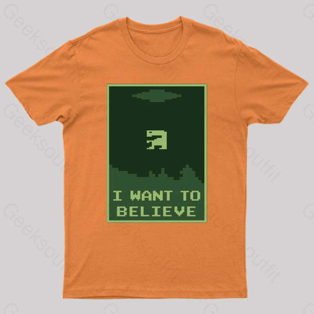 Buried Believer Nerd T-Shirt Orange / S