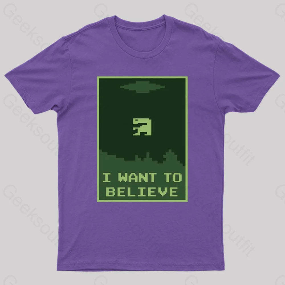 Buried Believer Nerd T-Shirt Purple / S