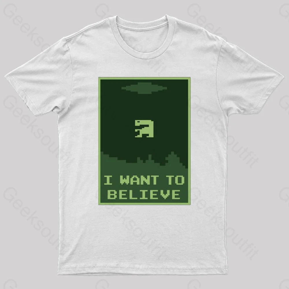 Buried Believer Nerd T-Shirt White / S