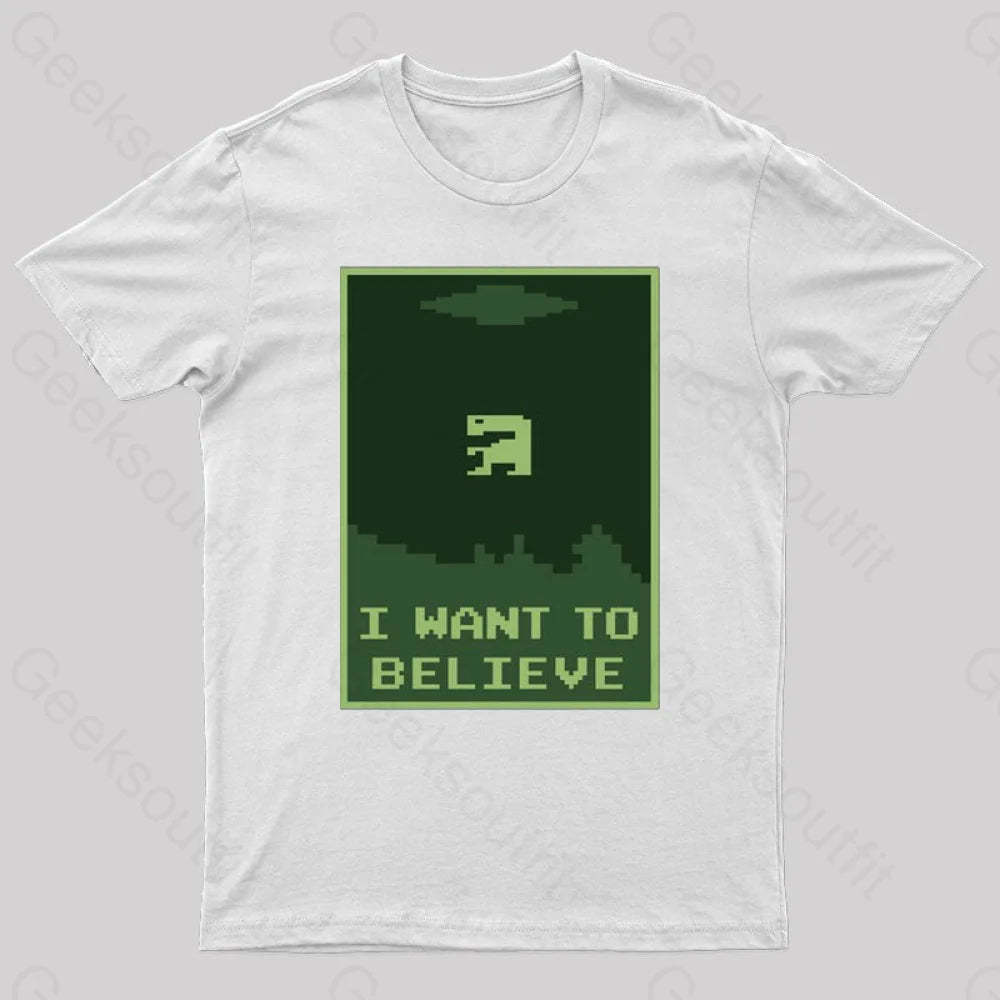 Buried Believer Nerd T-Shirt White / S