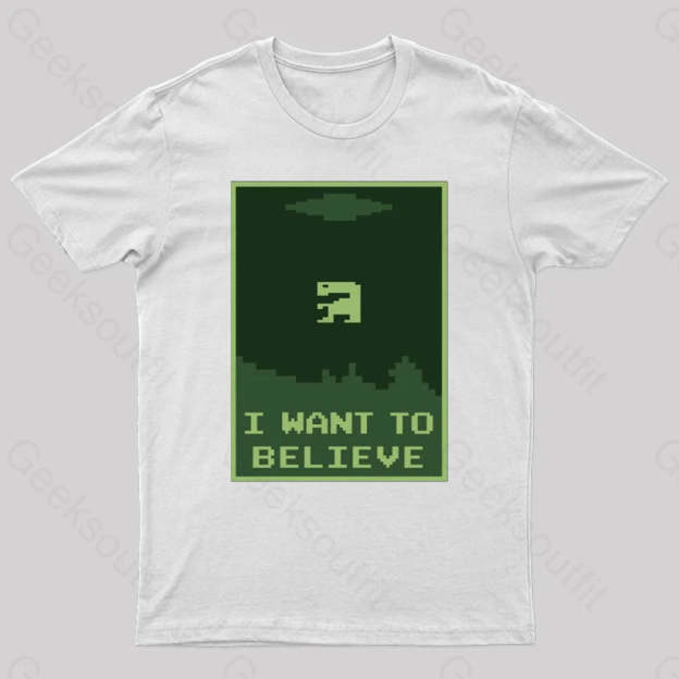 Buried Believer Nerd T-Shirt White / S