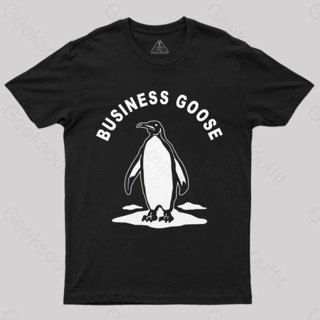Business Goose T-Shirt Black / S