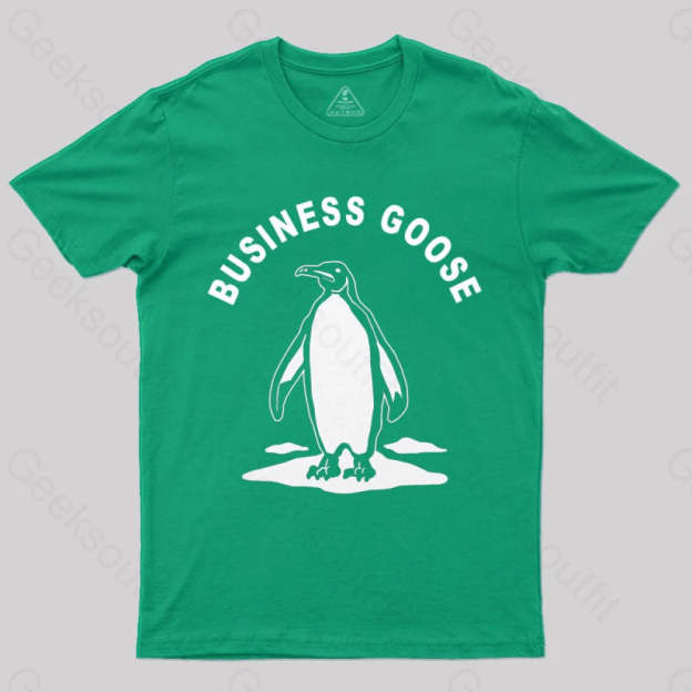 Business Goose T-Shirt Green / S