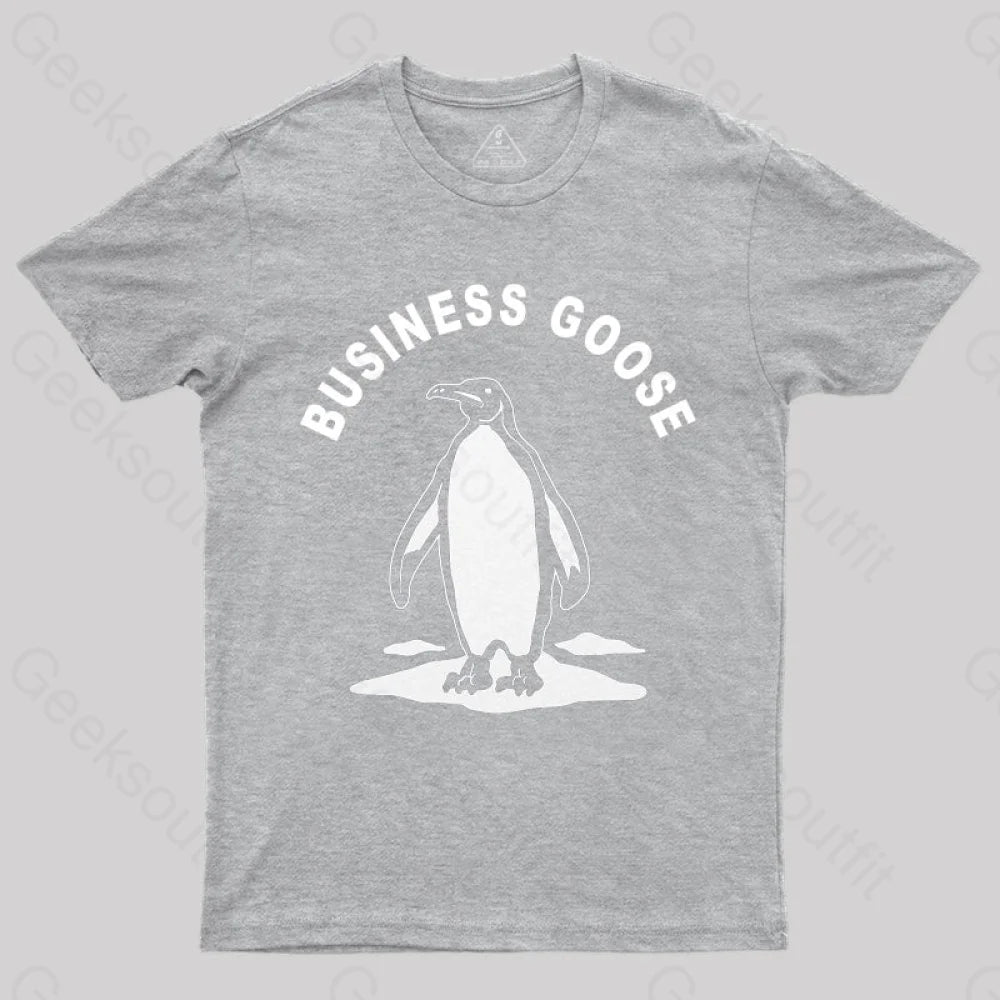 Business Goose T-Shirt Grey / S