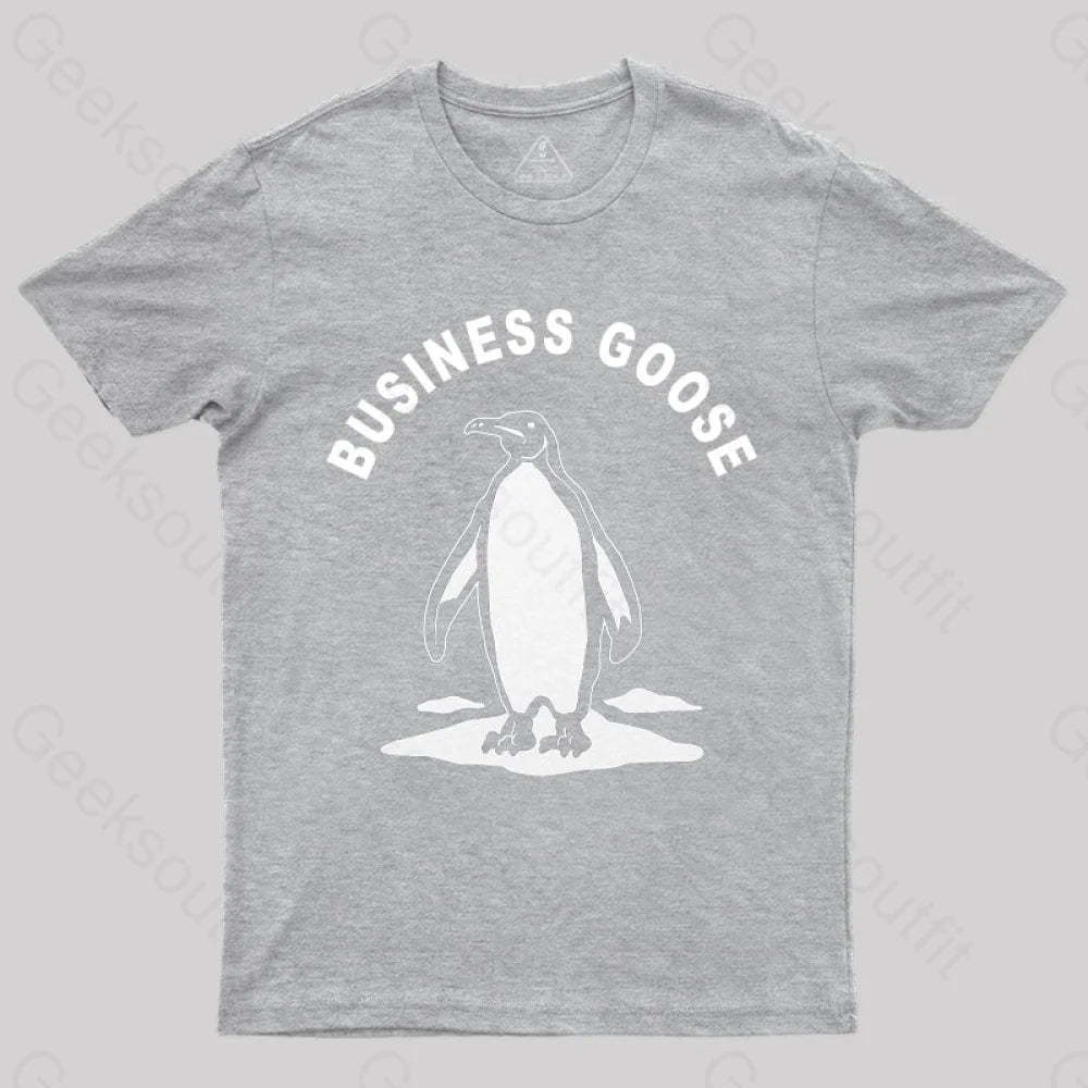 Business Goose T-Shirt Grey / S