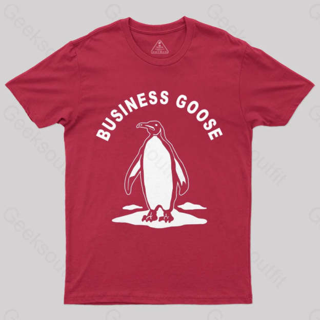 Business Goose T-Shirt Red / S