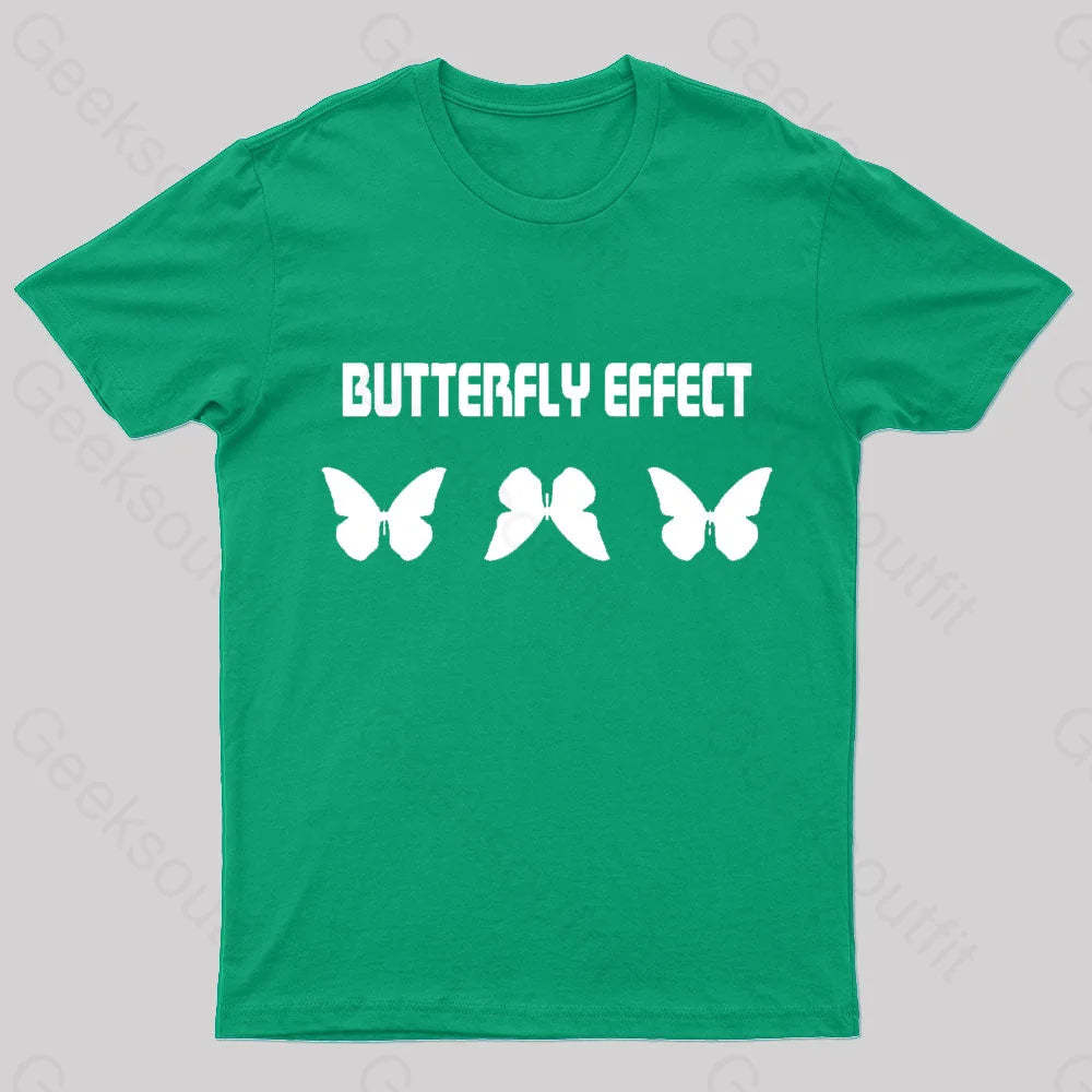 Butterfly Effect Geek T-Shirt Green / S