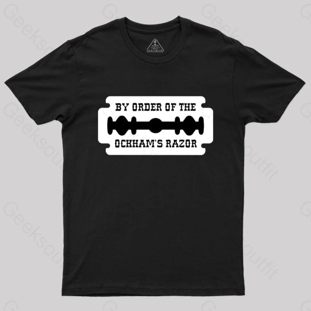 Buy Order Of The Ockham’s Razor T-Shirt Black / S
