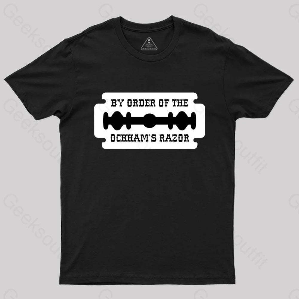 Buy Order Of The Ockham’s Razor T-Shirt Black / S