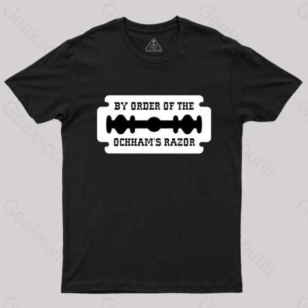 Buy Order Of The Ockham’s Razor T-Shirt Black / S