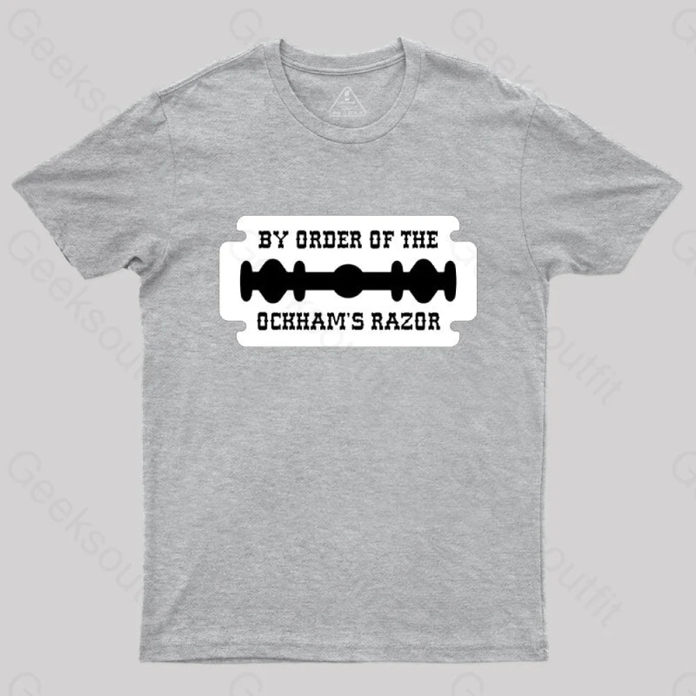 Buy Order Of The Ockham’s Razor T-Shirt Grey / S