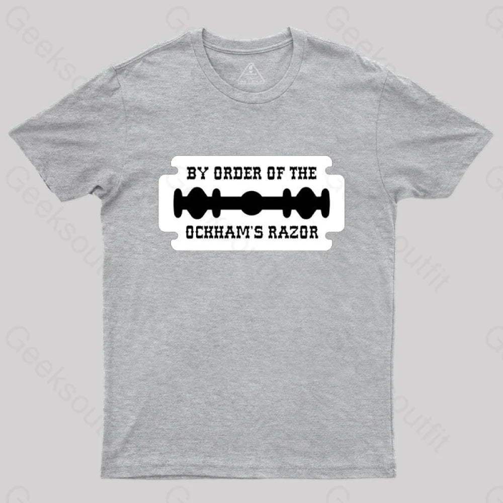 Buy Order Of The Ockham’s Razor T-Shirt Grey / S