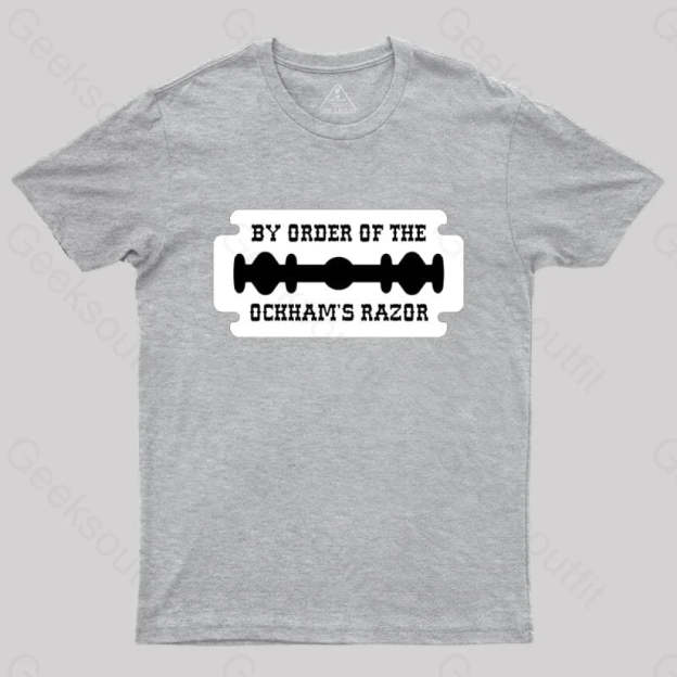 Buy Order Of The Ockham’s Razor T-Shirt Grey / S