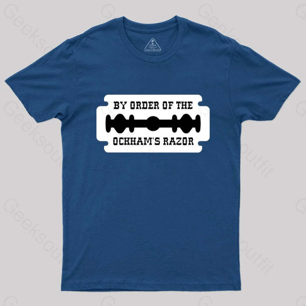 Buy Order Of The Ockham’s Razor T-Shirt Navy / S