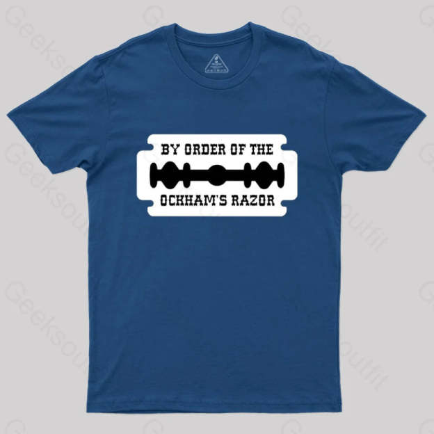 Buy Order Of The Ockham’s Razor T-Shirt Navy / S
