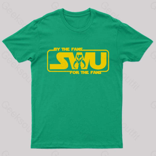 By The Fans Swu For Geek T-Shirt Green / S