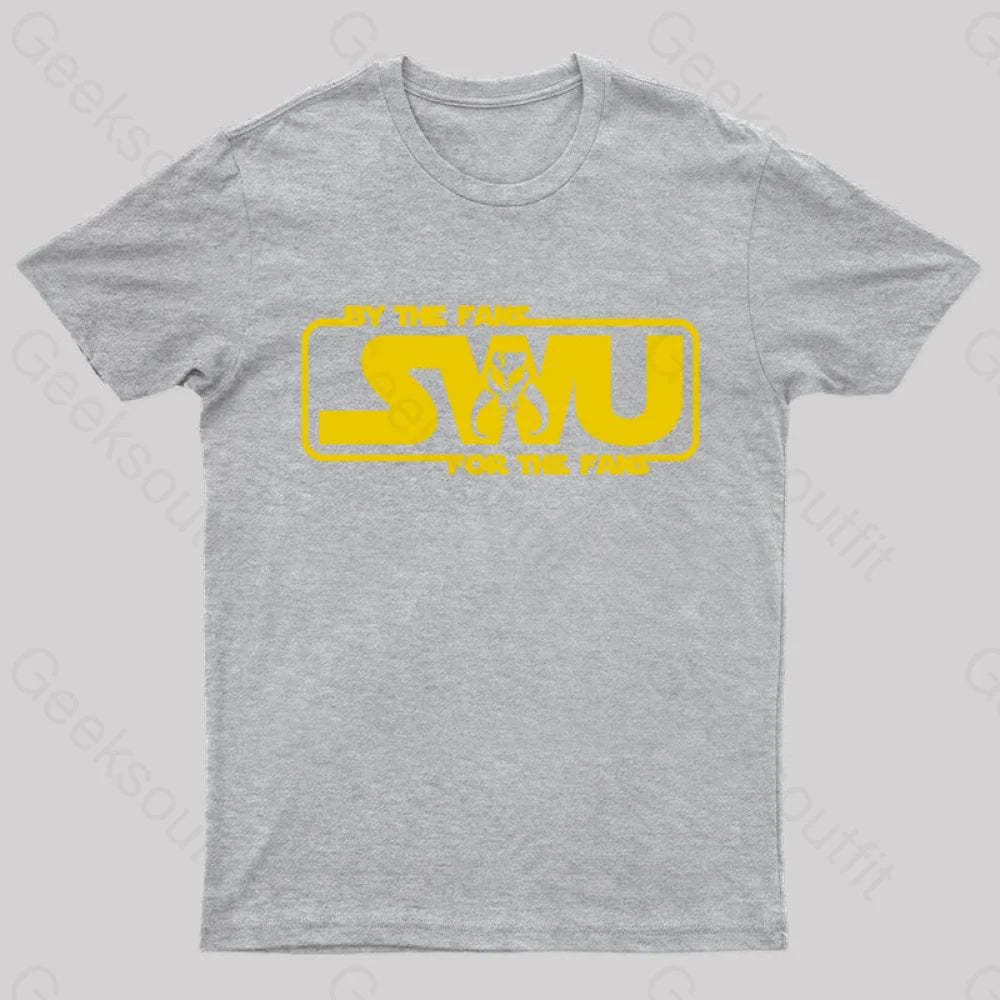 By The Fans Swu For Geek T-Shirt Grey / S