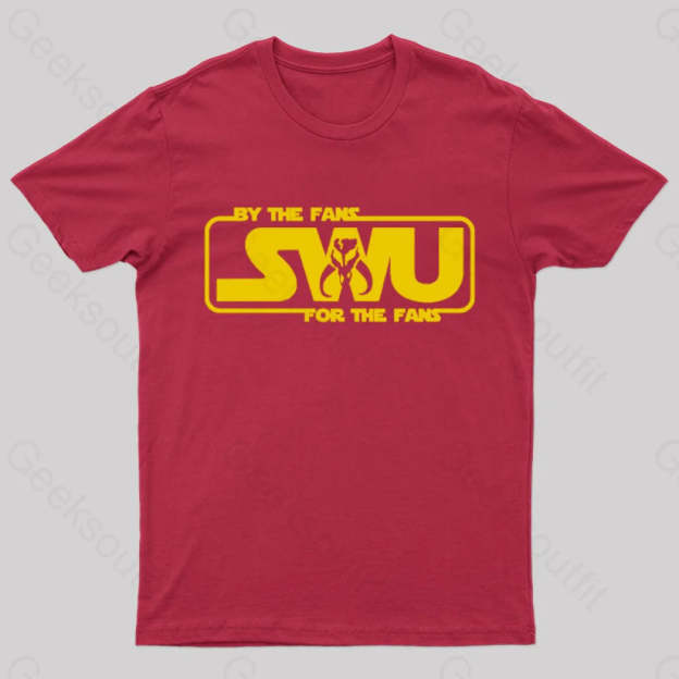 By The Fans Swu For Geek T-Shirt Red / S