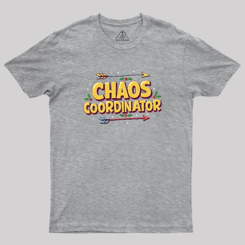 Chaos Coordinator Christmas Geek T-Shirt