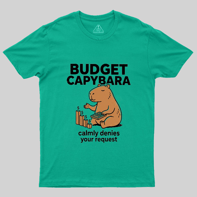 Budget Capybara Geek T-Shirt