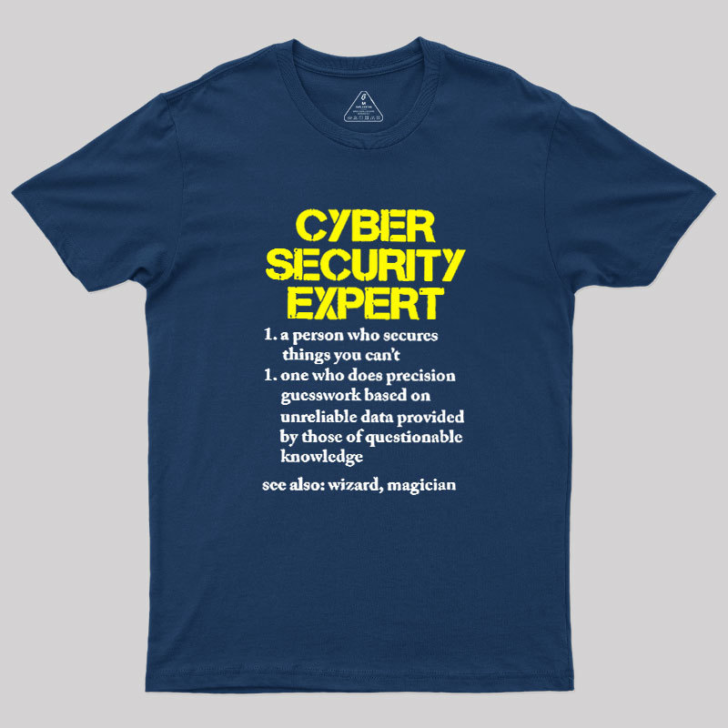 Geeksoutfit Cybersecurity Humour Geek T-Shirt for Sale