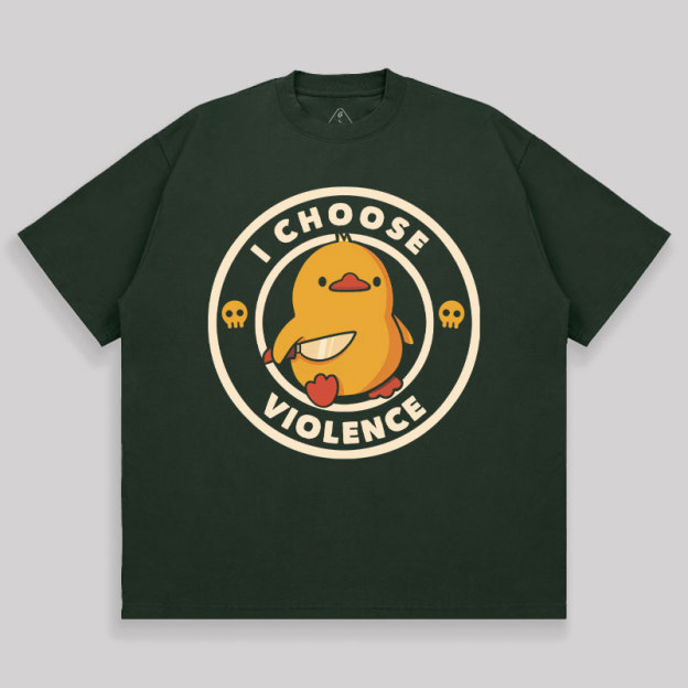 I Choose Violence Unisex Oversized T-shirt