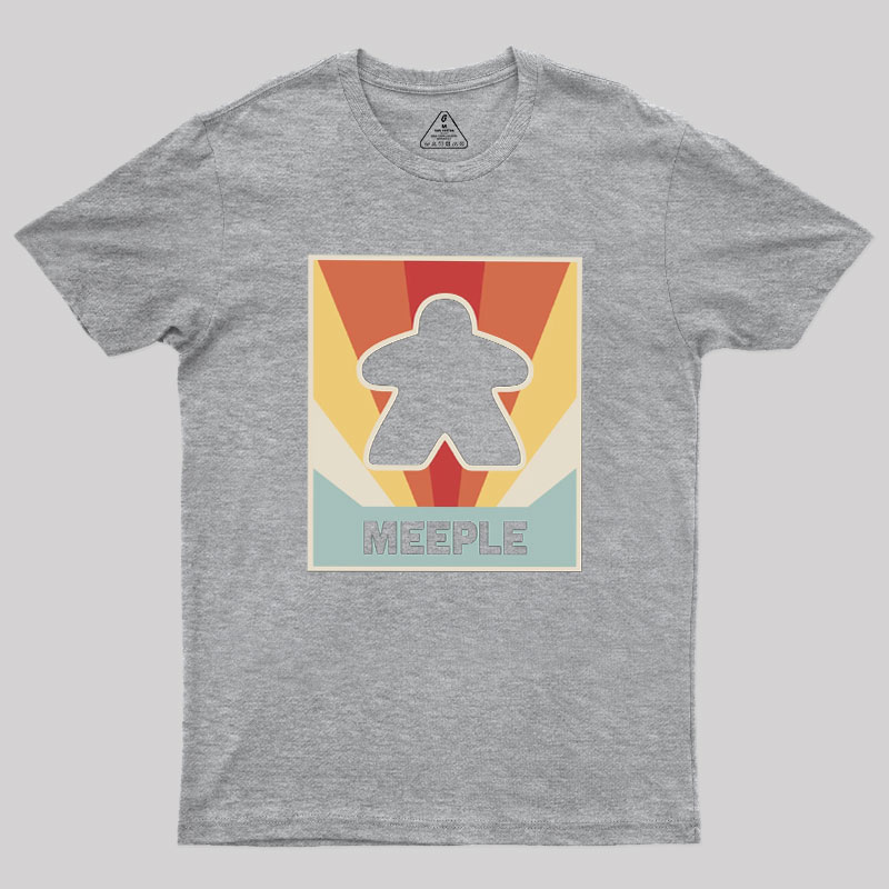 Vintage MEEPLE Boardgame Geek T-Shirt