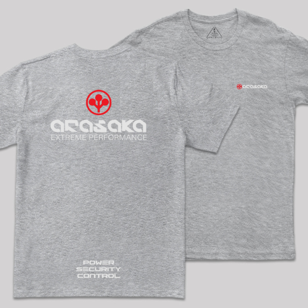Arasaka Front and Back Printed Geek T-Shirt