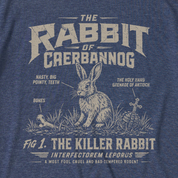 The Rabbit of Caerbannog Ultra Soft Heather Tee