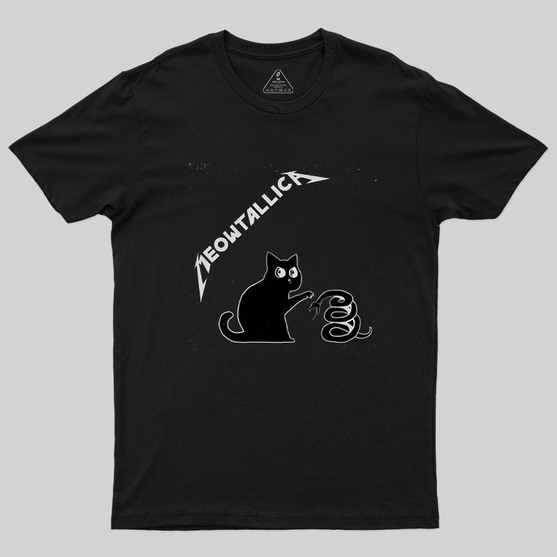 The Black Meow Geek T-Shirt