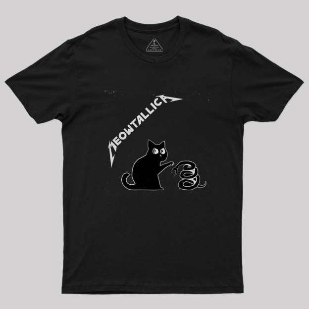 The Black Meow Geek T-Shirt