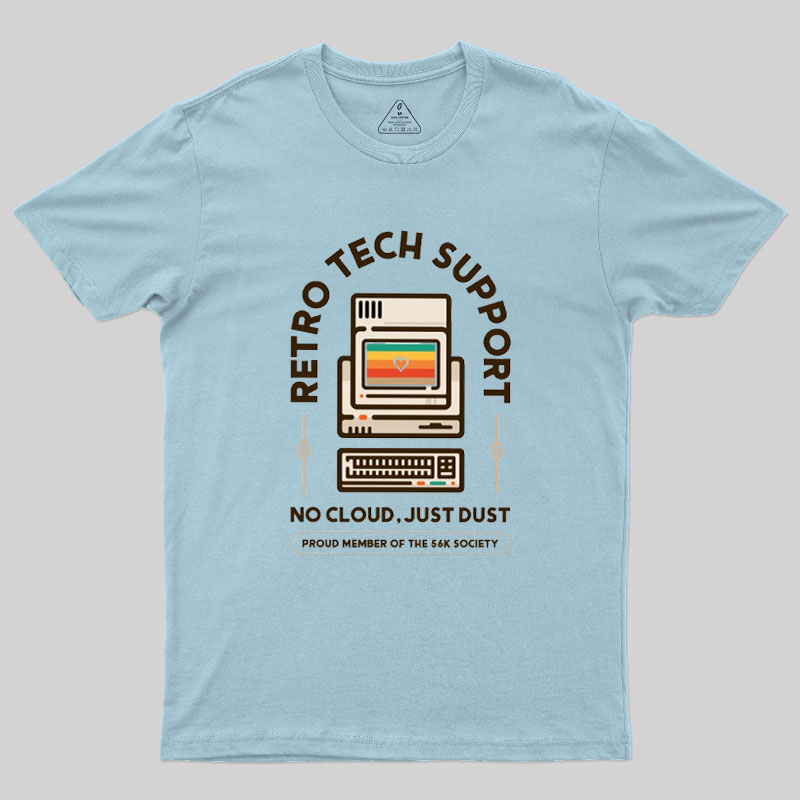 Retro Tech Support Geek T-Shirt