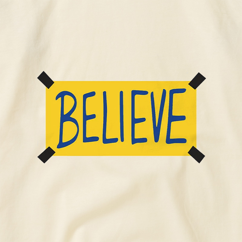 Believe Geek Retro Raglan T-Shirt