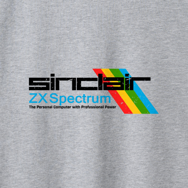 Sinclai ZX Spectrum Geek Retro Raglan Long-Sleeve Tee