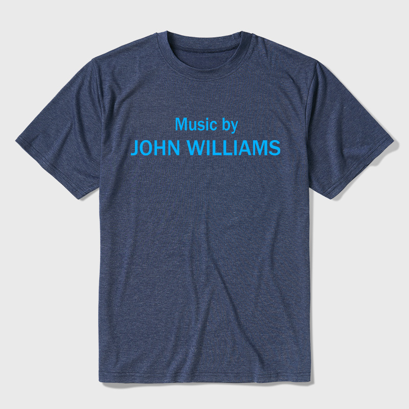 Music by John Williams Ultra Soft Heather Tees