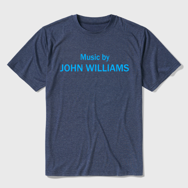 Music by John Williams Ultra Soft Heather Tees
