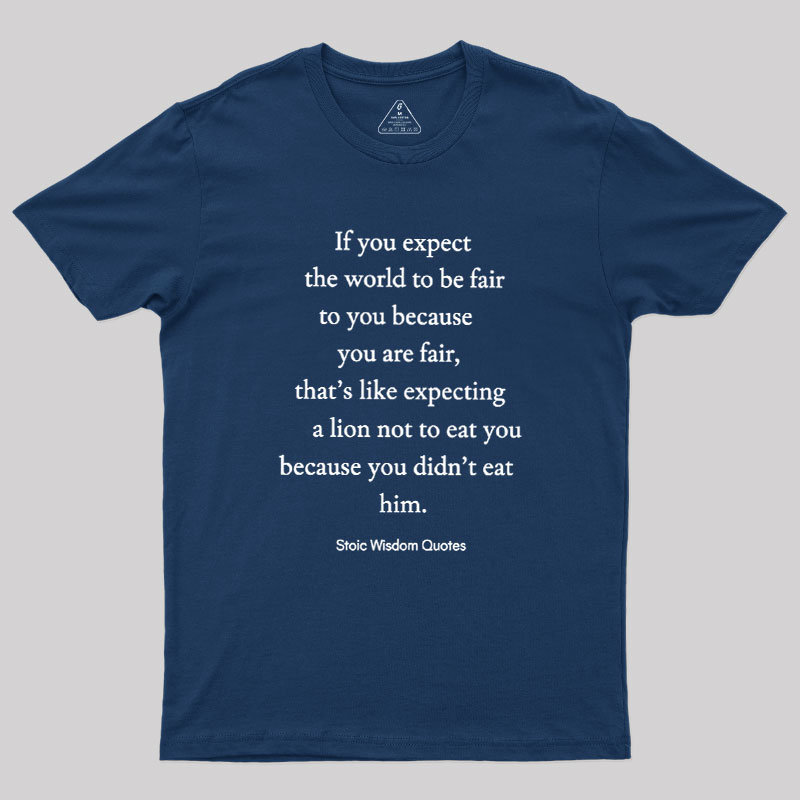 Stoic Wisdom Quotes Geek T-Shirt