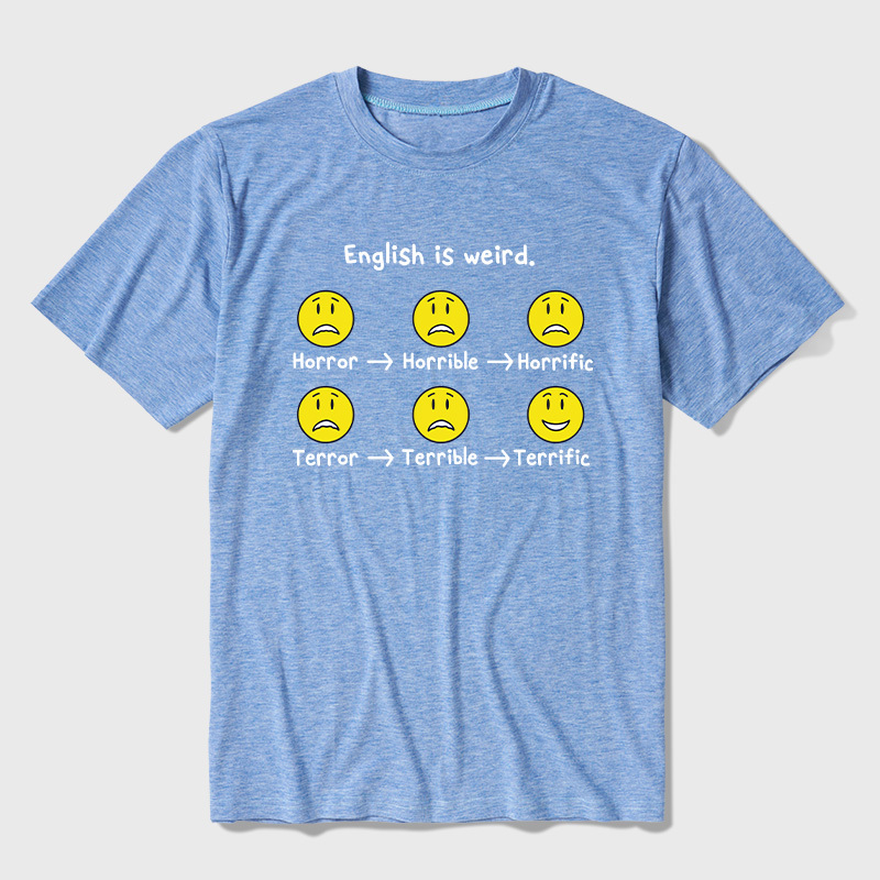 English Is Weird Ultra Soft Heather Tees