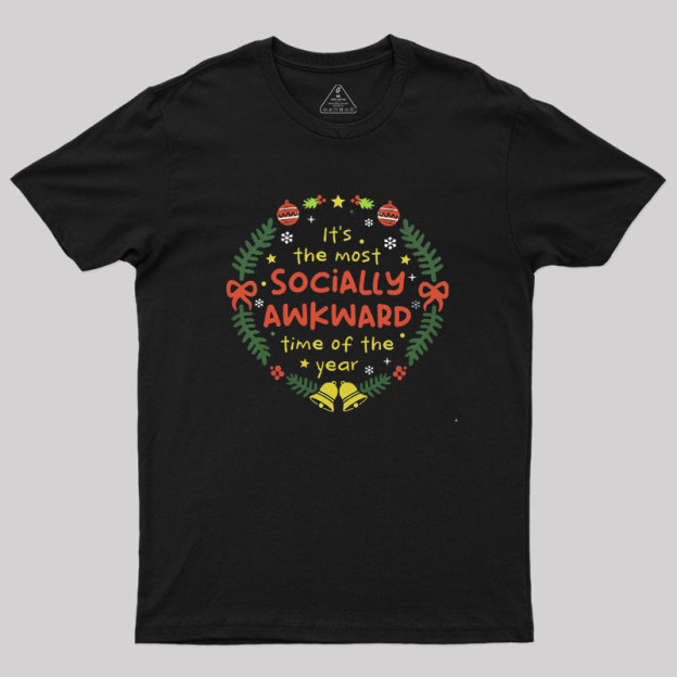 Socially Awkward Christmas Geek T-Shirt