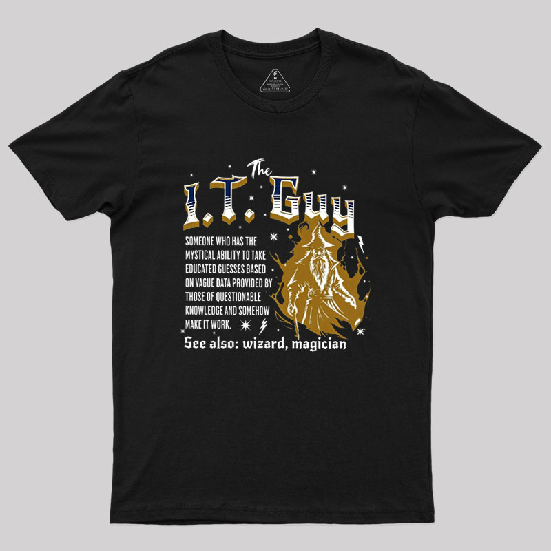 IT Wizard Geek T-Shirt