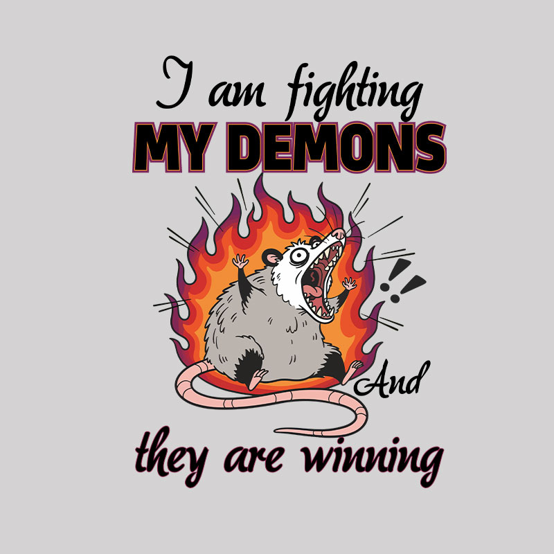 Demon Battle Geek T-Shirt