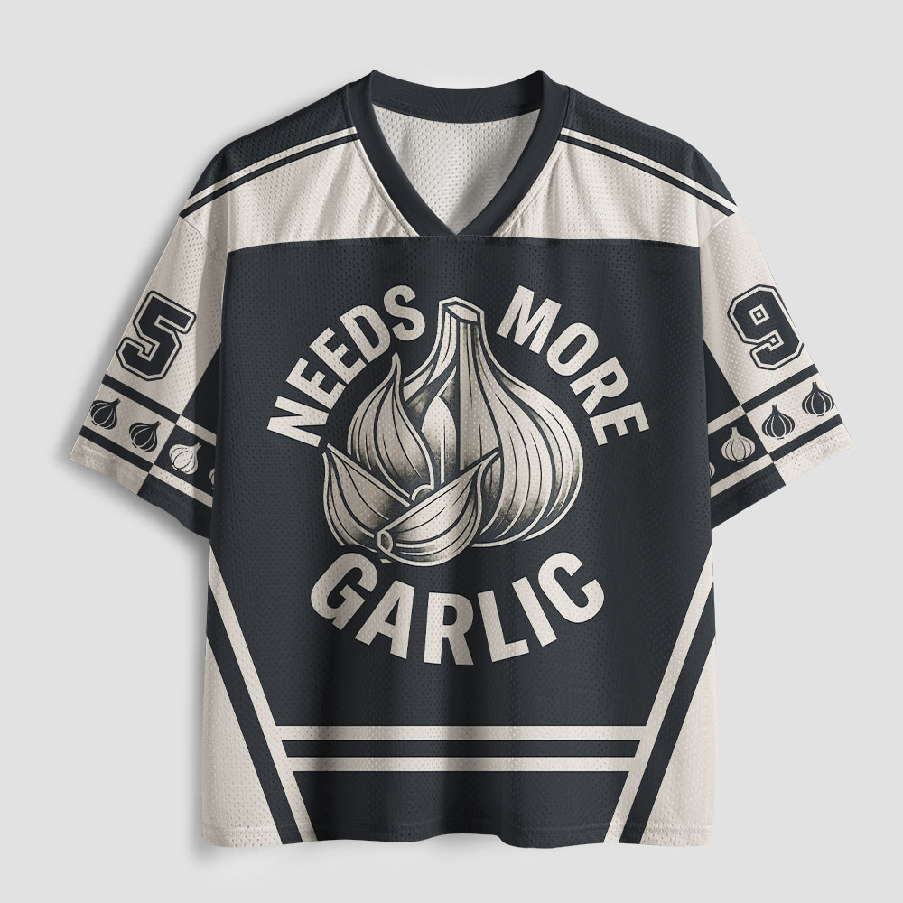 Needs More Garlic Geek Mesh Jersey