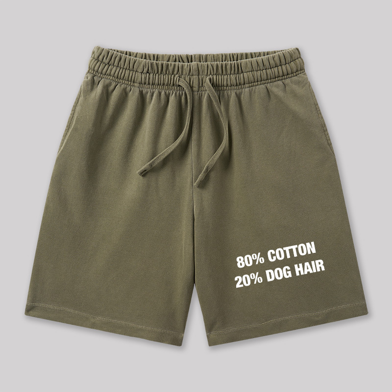 80 Cotton 20 Dog Hair Geeky Washed Shorts