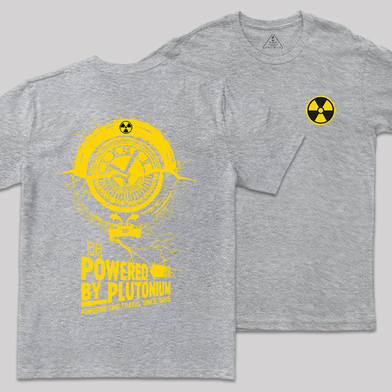 Plutonium Power Front and Back Printing Geek T-Shirt