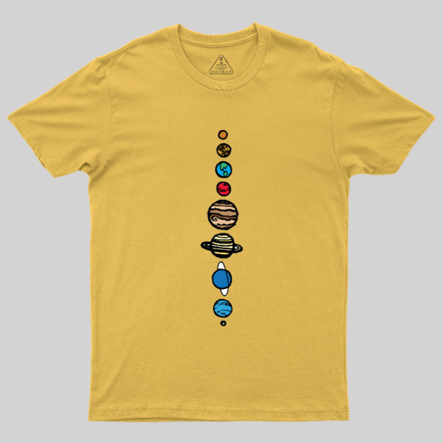 Space Nerd Planets Geek T-Shirt